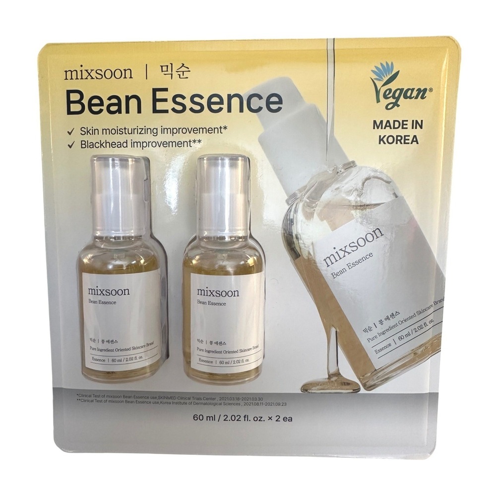 mixsoon Women Clear Bean Essence Moisturizing Blackhead Care 2.02 fl. oz. 2-Pack